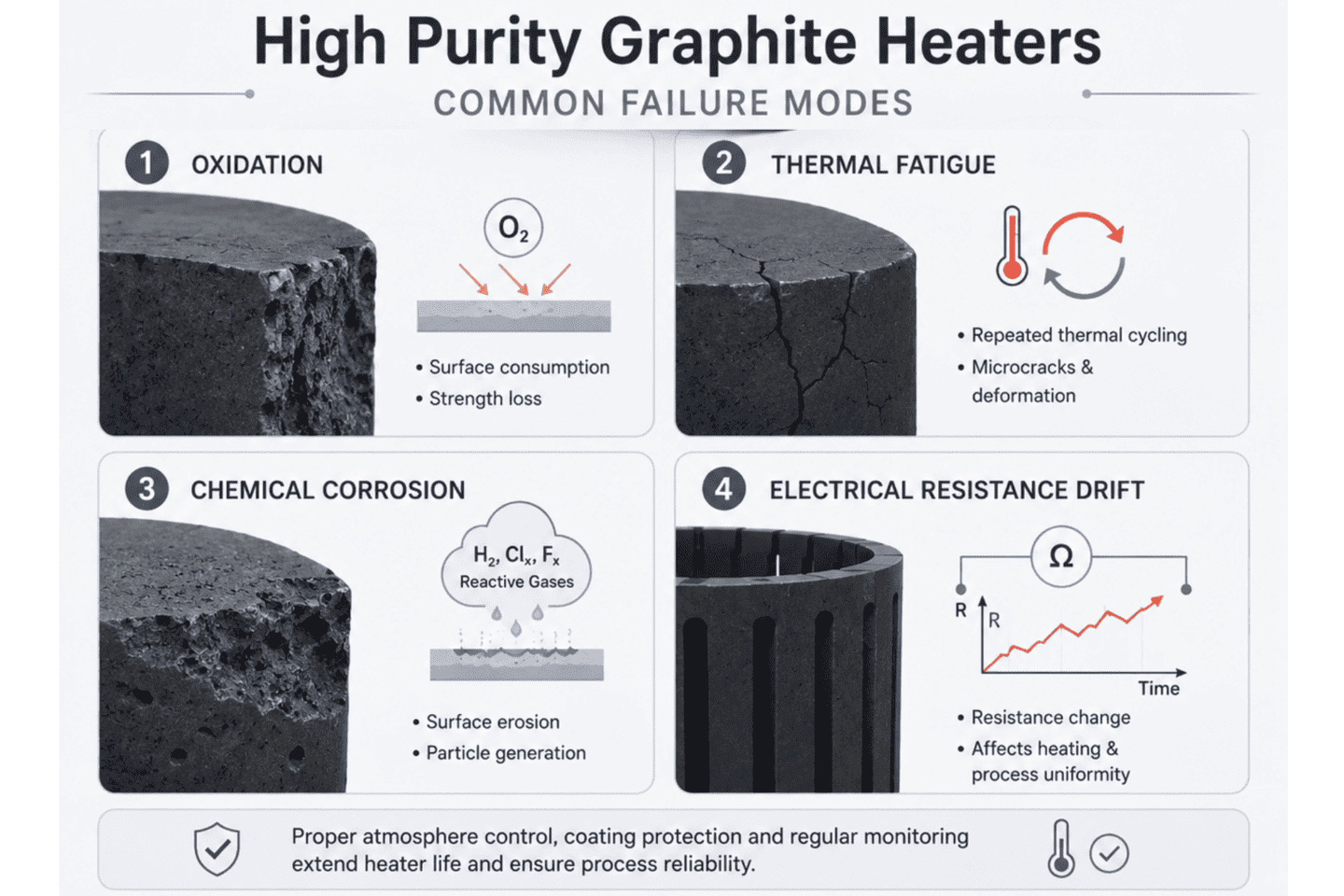 Graphite Heaters Common Failure Modes