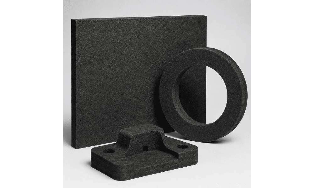 Illustration of Rigid Carbon Felt and Custom-Machined Parts